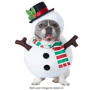 Dog Snowman Costume